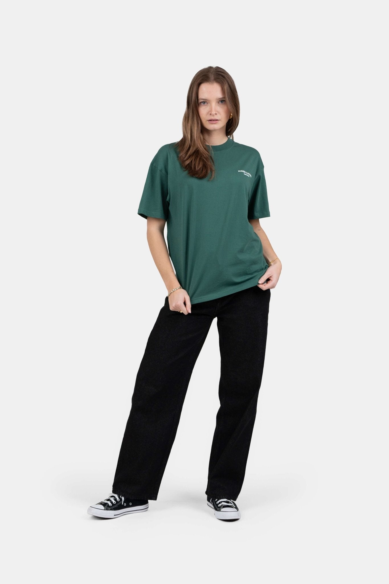 UNMARKED T-shirt Grøn | Skagen-clothing.dk